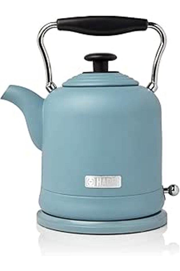 Haden 3000W Highclere Electric Kettle, 1.5 Litre Capacity, Blue