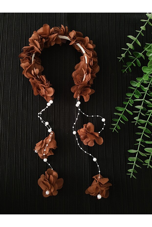 Floral Pearl Crown, Henna Crown, Maternity Crown, Ceremony and Entertainment Crown