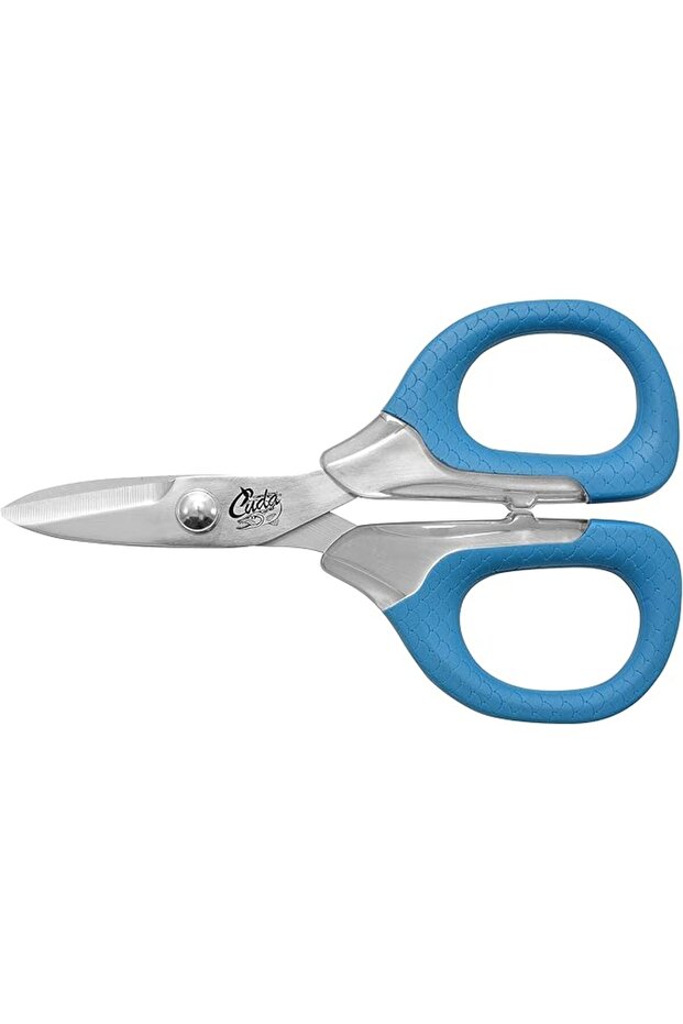 3’’ Titanium-Bonded Fishing Scissors for Mono & Braided Line with Micro Serrated Edges (18362),