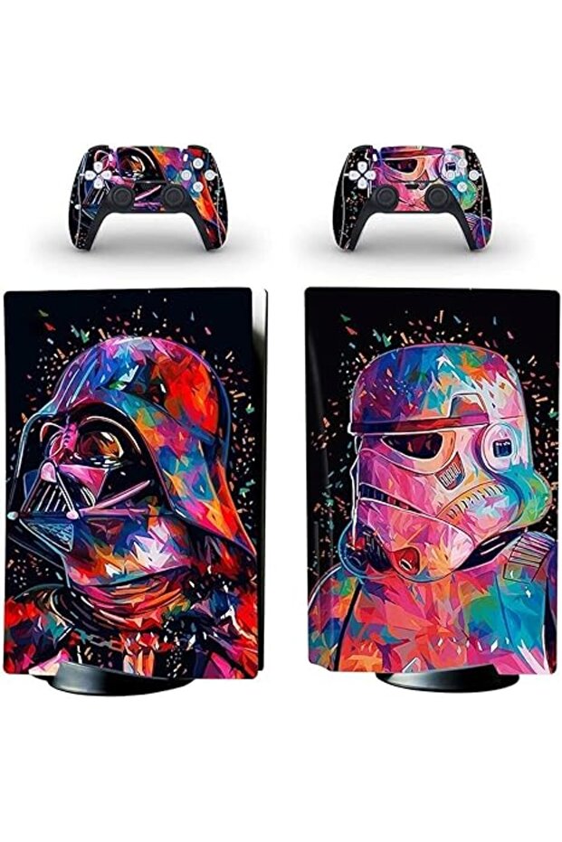 Vinyl Sticker Decal Skin Cover for PS5 Playstation 5 Console Controllers Disk Edition