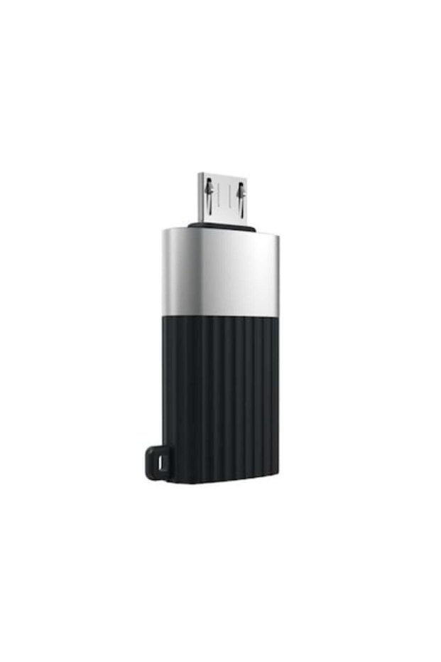 Adaptor USB-A la Micro-USB, ElectroAdvance, Negru/Argintiu