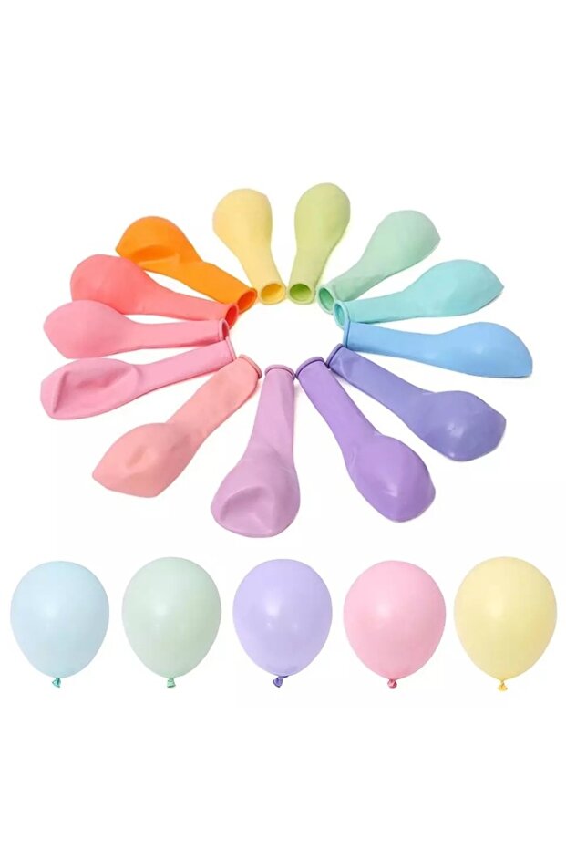 Set Baloane Pastel, 23 cm, 50 bucati - 2
