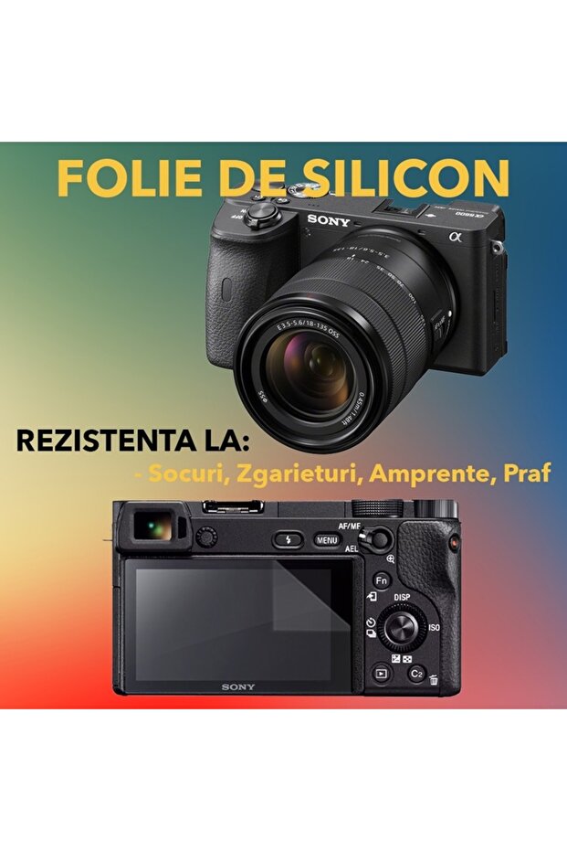 Protective set compatible with Sony A6600, Focus Shield - 2