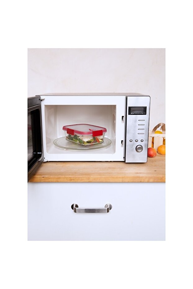 Food Container, Rectangular, 0.9L, Glass - 2
