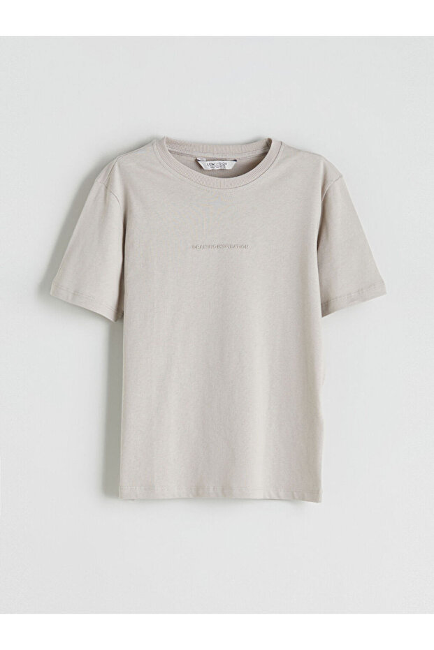 Esvab • Modern & Distinctive Zero Roba Collar Printed Boys' T-Shirt