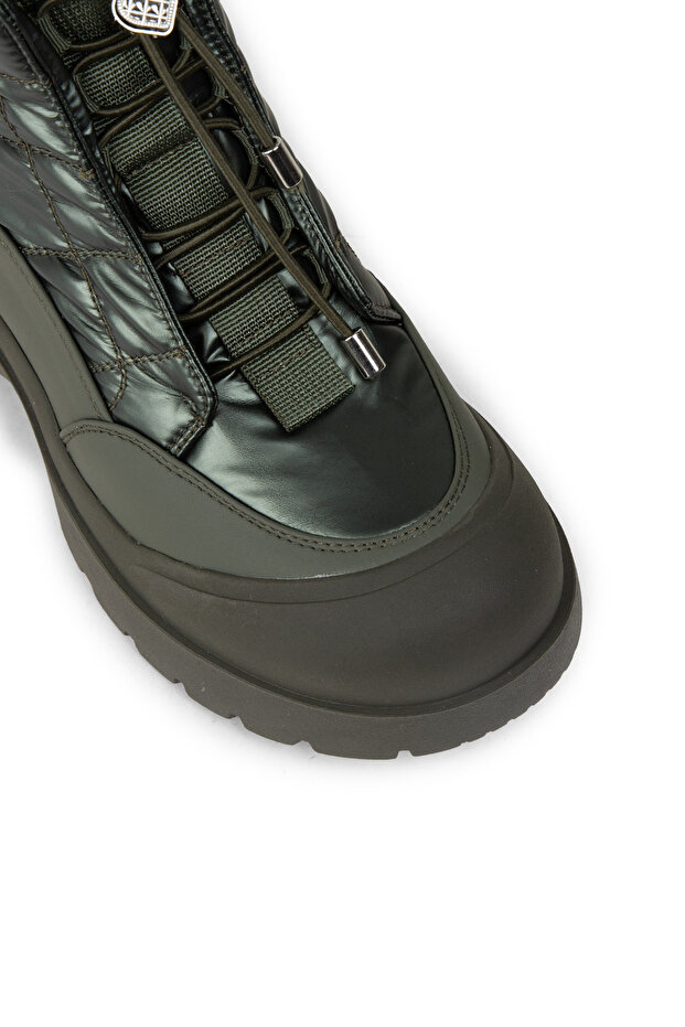 Kadın Yeşil Kalın Taban Bot - 5