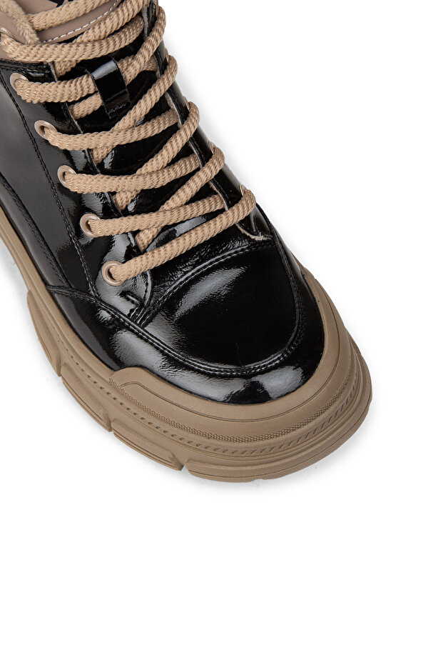 Kadın Siyah Rugan Bot - 5