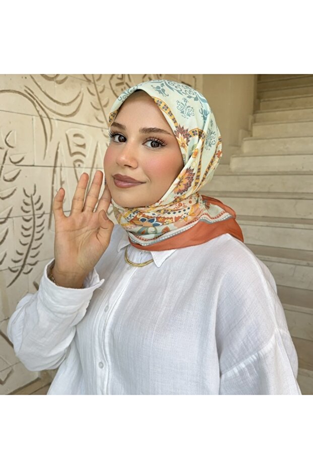 Sonbahar esintisi soft pamuklu eşarplar - 1