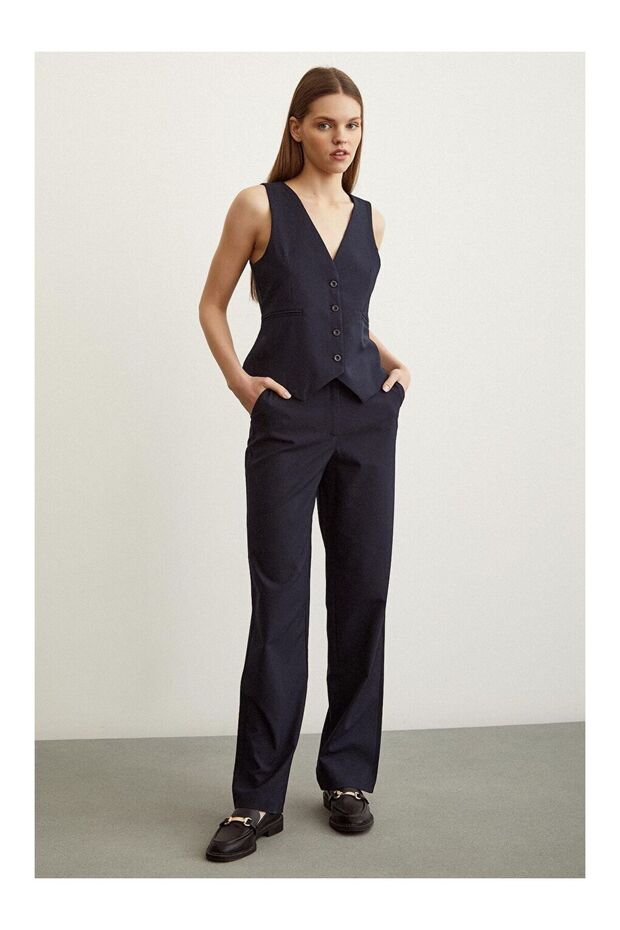 Klasik Boru Paça Pantolon - 6