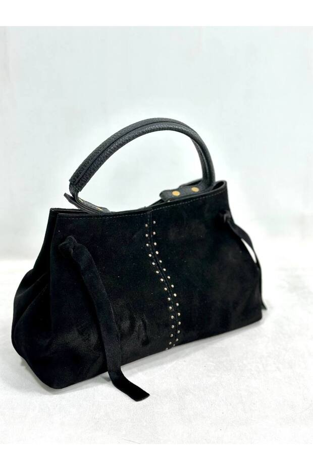 Genuine Suede Leather Women Hand Shoulder Bag