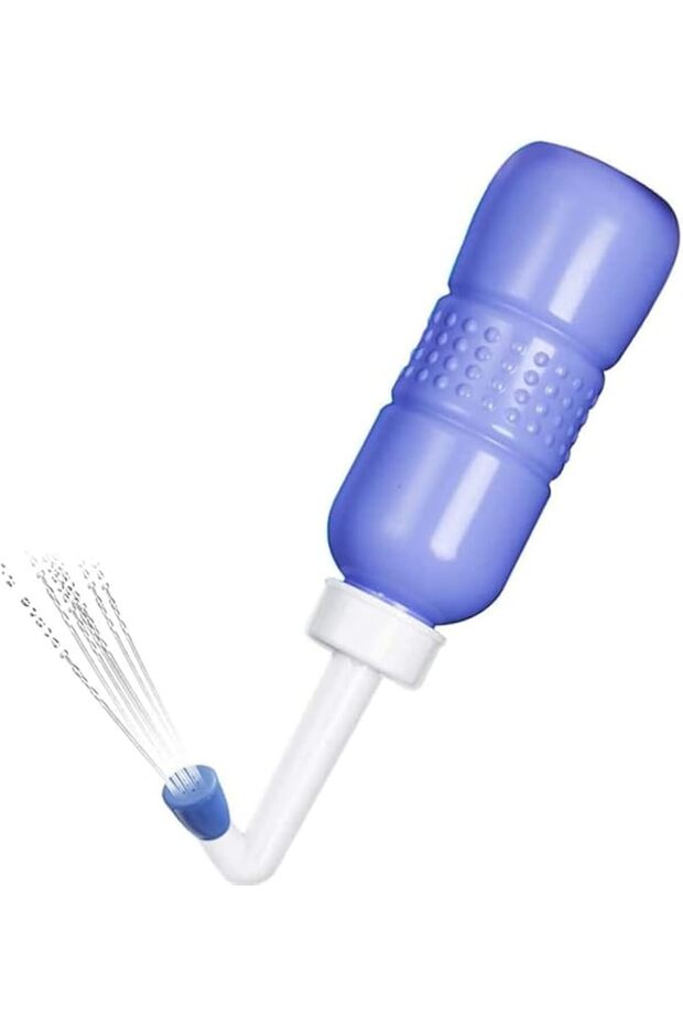 Large Portable Shattaf Bidet Bottle and Traveling Bidet for Personal Cleansing Use - Include Extende