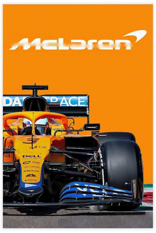 ERWYN Mclaren poster Formular One Poster F1 Walls Canvas Car Posters Wall Art Canvas For Boys Room V