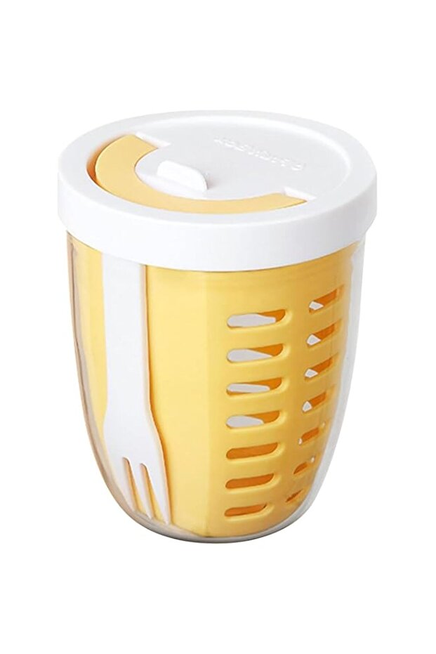 Reusable Fruit Cup With Lid, Fruit Cup Container, Double-Layer Parfait Cups, Leak Proof Fruit Contai