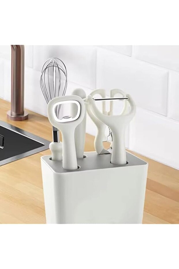 6-Piece Kitchen Food Peeling, Cutting, Chopping Set with Storage Case, Kitchenware Gadgets
