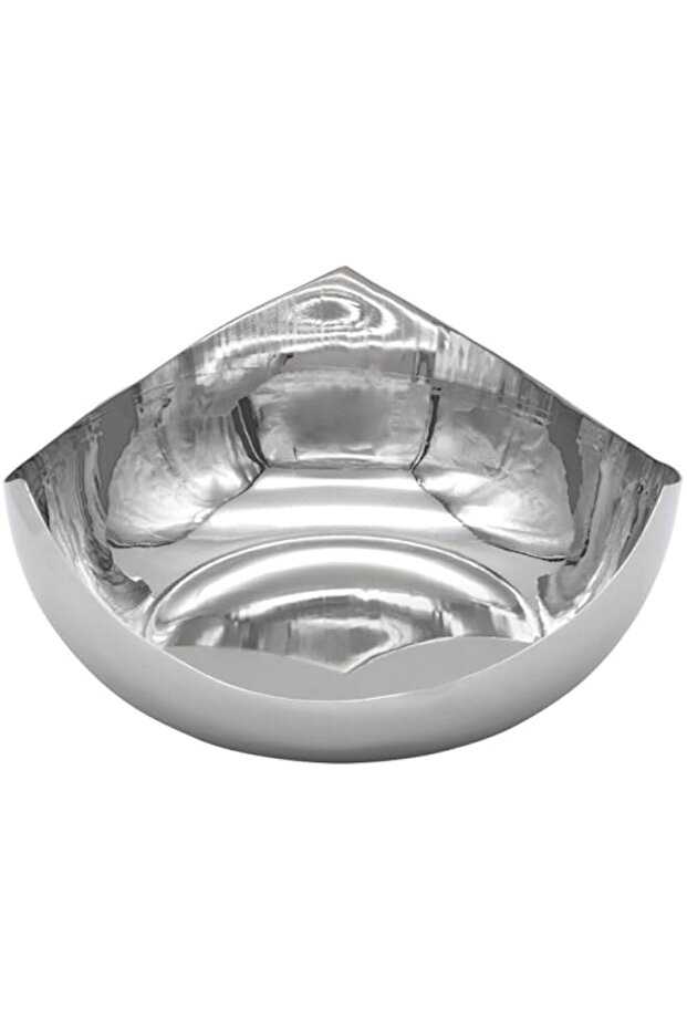 Vague Stainless Steel Bread Basket, Silver 27 cm Size 05-194