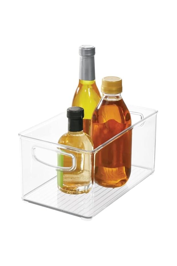 Interdesign Home Kitchen Organizer Bin For Pantry, Refrigerator, Freezer & Storage Cabinet, 10" X 5"