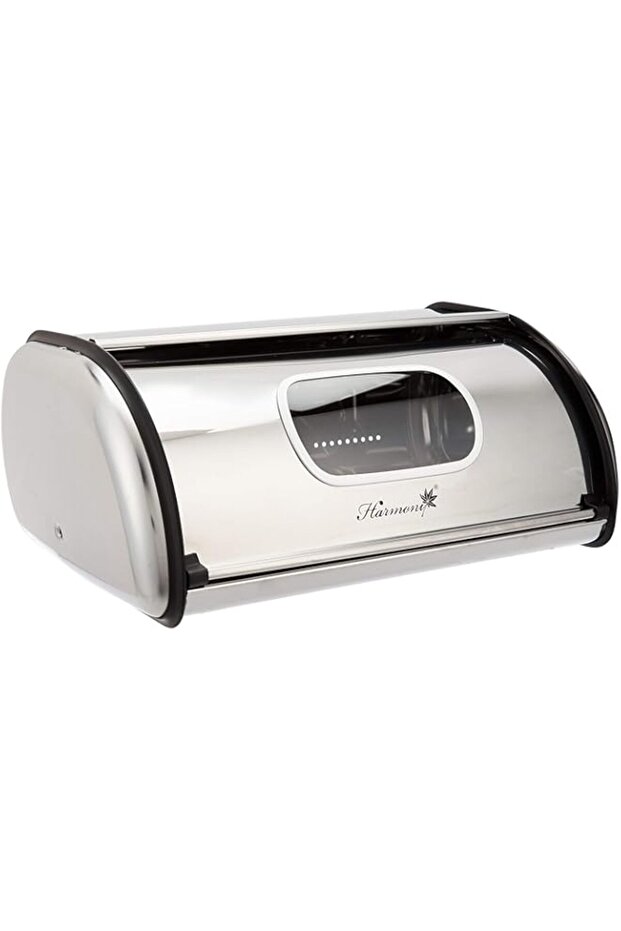 Harmony Ss Bread Box With Mirror Window Silver ZJ-A138 - 1