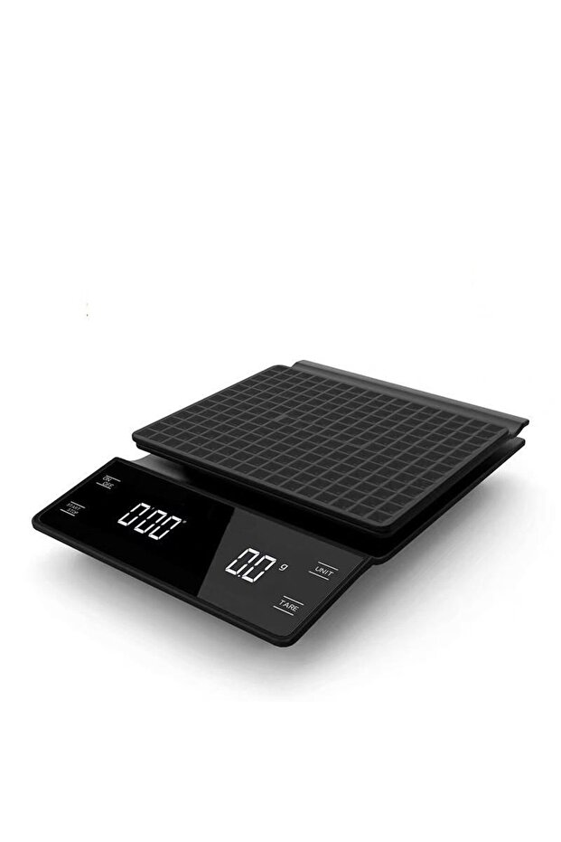 Santo Coffee Scale with Timer 3kg/0.1g High Precision Pour Over Drip Espresso Scale with Back-Lit LE - 3