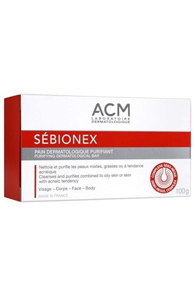 صابون منظف ومنقي للبشرة المختلطة والدهنية Sebionex Cleansing Soap for Oily and Mixed Skin, 100g - 1