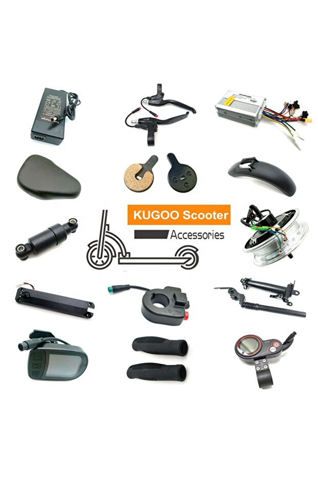 TF-100 Display Screen with 6-Pin Lock Switch for Electric Scooter Spare Parts - 6