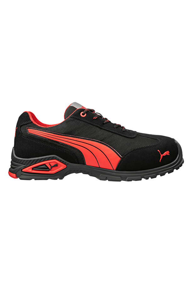 Puma Safety Madrid Low Siyah Alüminyum Burunlu Kaydırmaz Taban S1 PL FO SR İş Ayakkabısı 46 Nu.