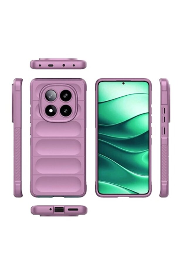 Buffer Silicon Case with Microfiber for Xiaomi Redmi Note 14 Pro / Poco X7 - 1