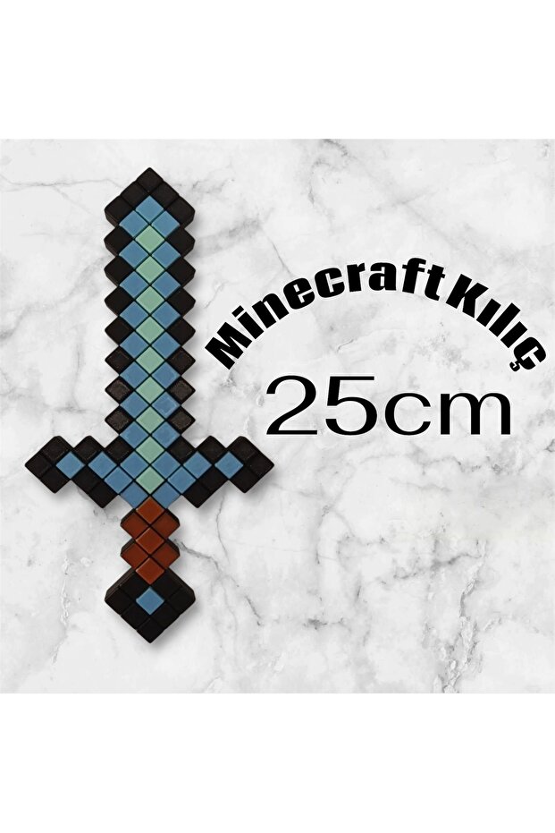 Minecraft elmas kılıç 25cm - 1