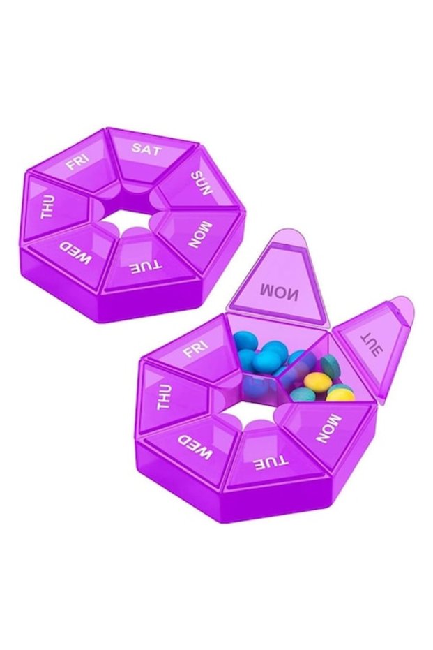 Medication Separator Box with Days of the Week