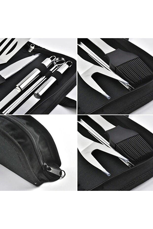 Set 9 Ustensile pentru Gratar, - 2