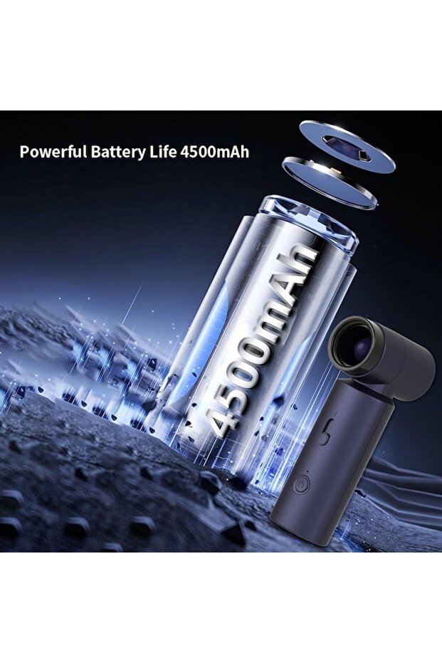 Prime Portable Battery Fan, OPTIM SOLUTION, High Speed ​​Turbine, 80000RP Airflow - 2