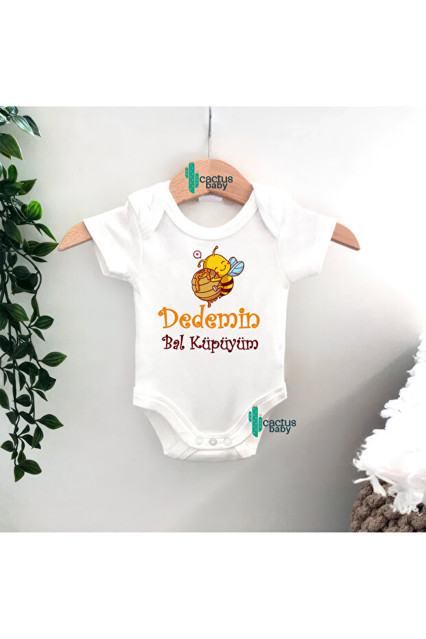 Dede Abla Abi̇ Teyze Dayi Hala Amca Written Option Baby Bodysuit 100% Cotton