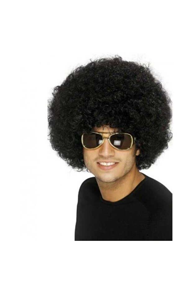 Afro Black Wig - 1
