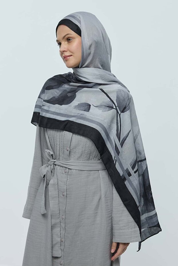 Eylül Desen Bambu Şal - 2