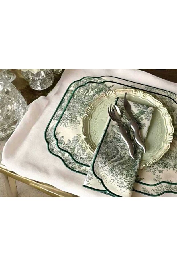 DESENLİ A SERVİS PEÇETE - 1