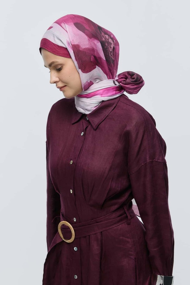 Eylül Desen Bambu Şal - 2