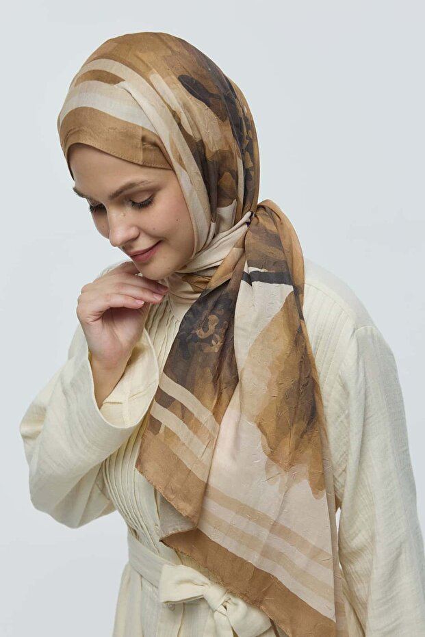 Eylül Desen Bambu Şal - 4