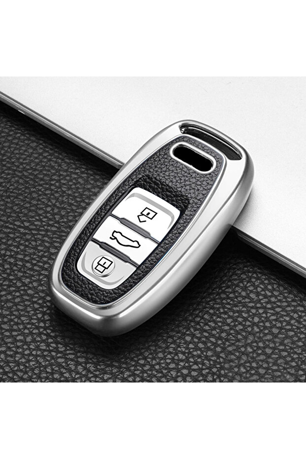 Smart Key Case for Audi A1 A3 A4 A5 A6 A7 A8 Quattro Q3 Q5 Q7 2009-2015 - 7