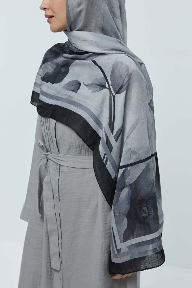 Eylül Desen Bambu Şal - 3