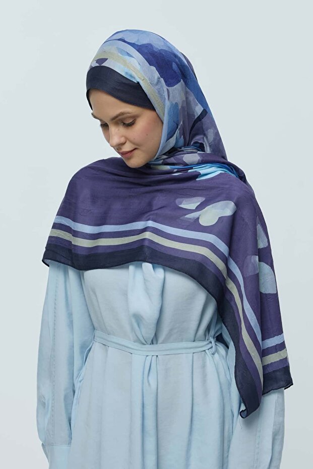 Eylül Desen Bambu Şal - 2