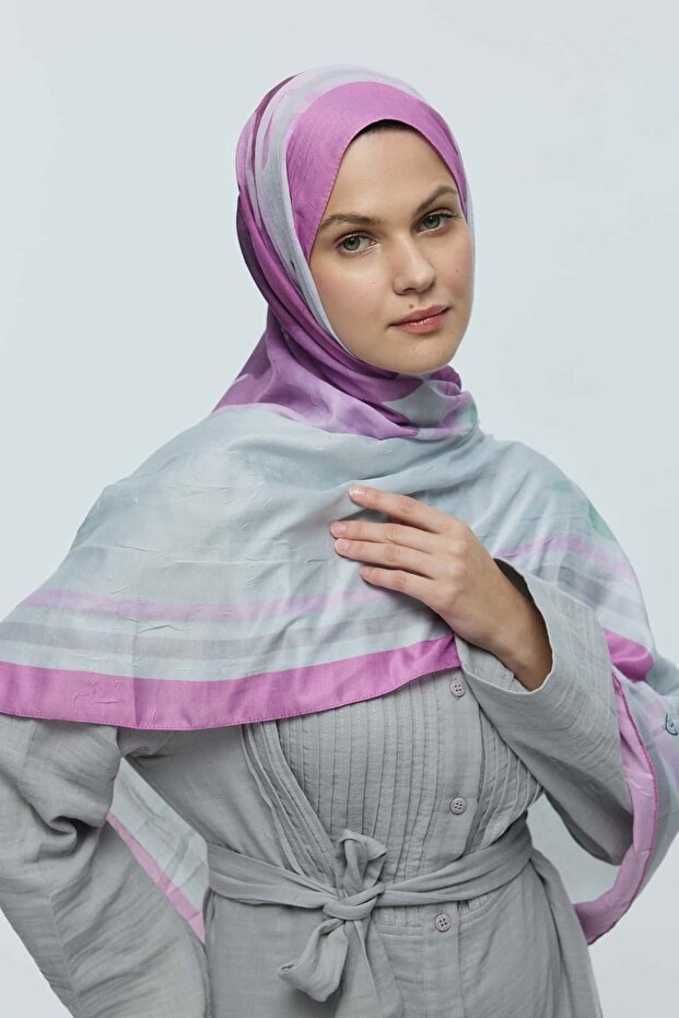 شال من الخيزران بنمط سبتمبر - 3