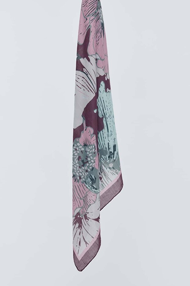 وشاح من الخيزران بنمط الفاوانيا - 4