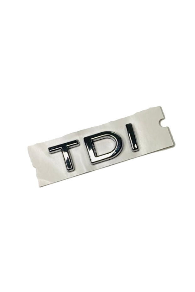حروف كروم TDI على صندوق السيارة متوافقة مع جيتا 2007>2011