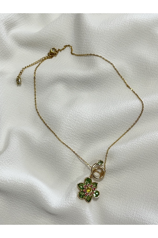 Lucky Store İdyllia Çiçek Kolye - 5