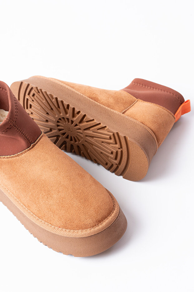 Дамски ботуши Donna Stretch Lined Taba - 3