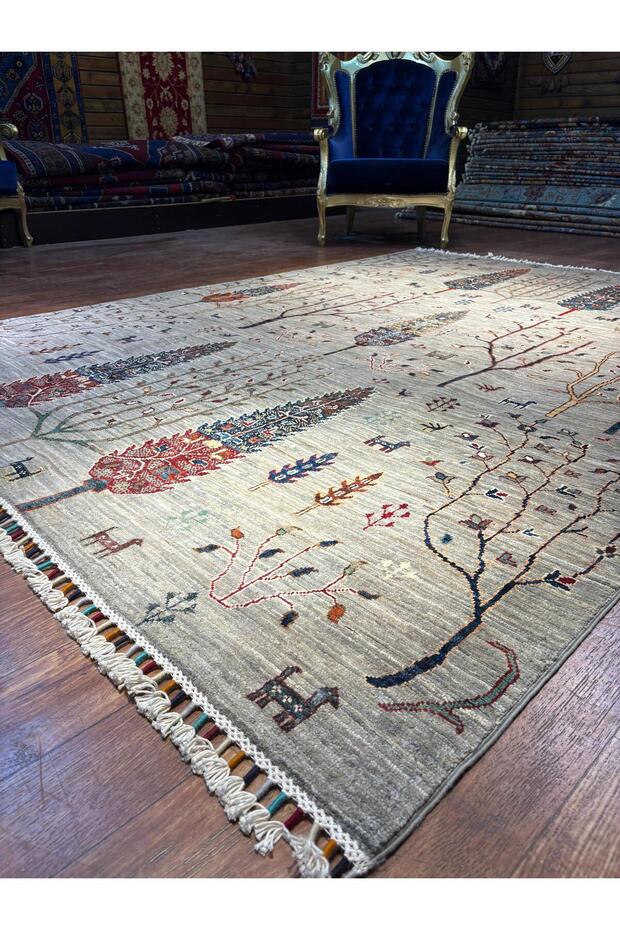 El dokuma Afgan halısı - 2