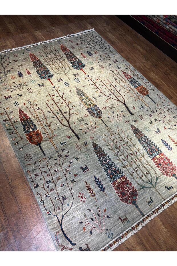 El dokuma Afgan halısı - 1