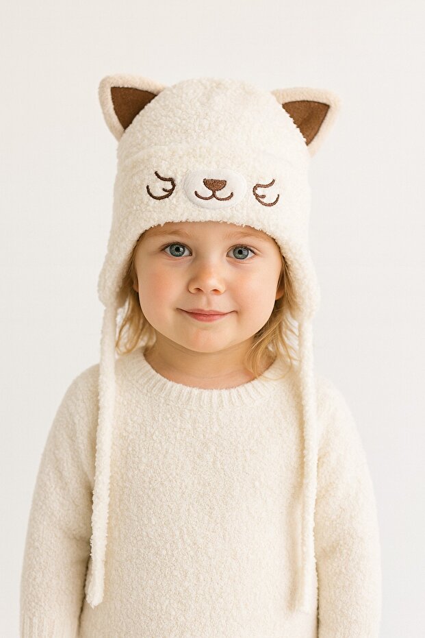 Fleece-Lined Winter Children's Hat / Girls and Boys Beanie