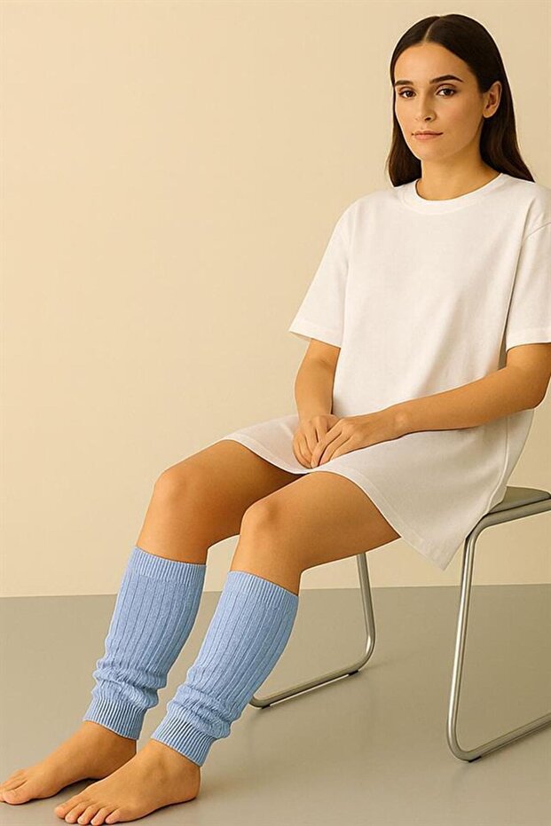 3 Çift Basic Kalın Pamuk Karışımlı Tozluk - 8