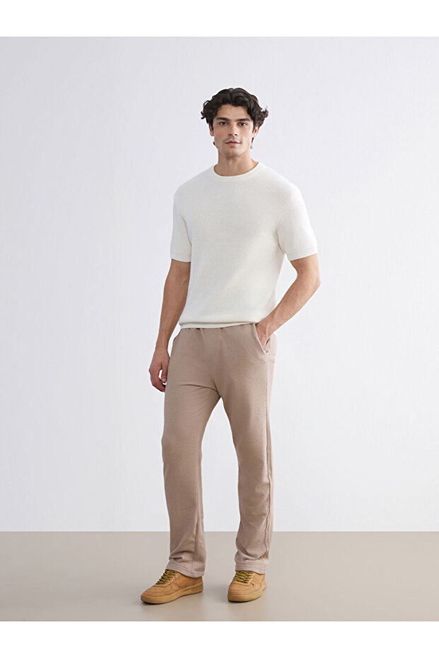 Sparkling Choices from Shining Store |   Standard Fit Men's Textured Trousers - 1