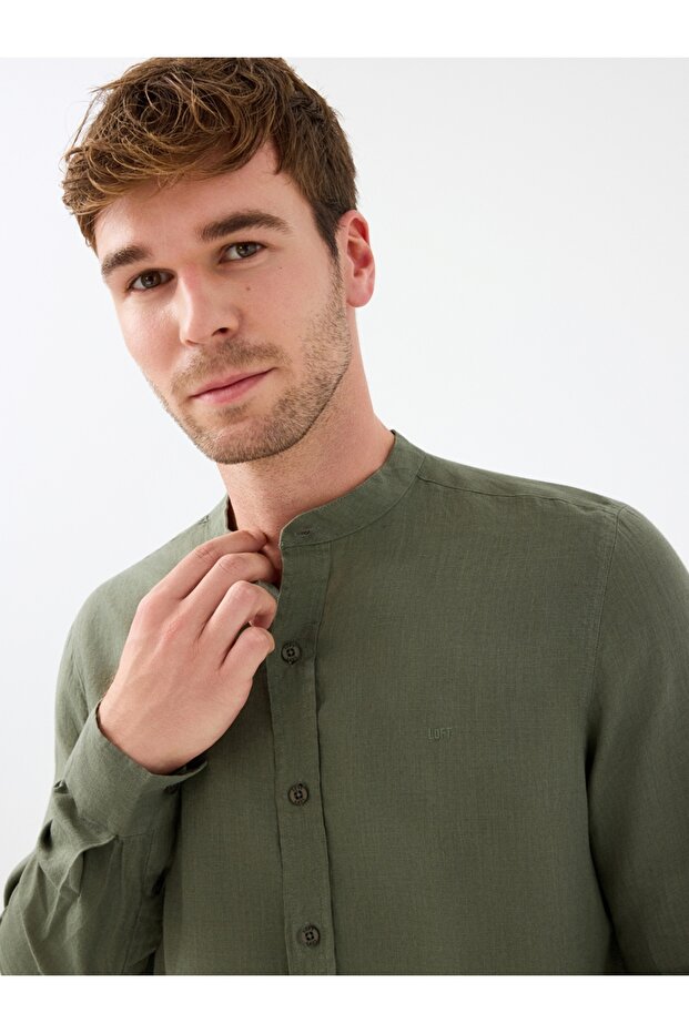 Regular Fit Erkek Gömlek U.kol - 4